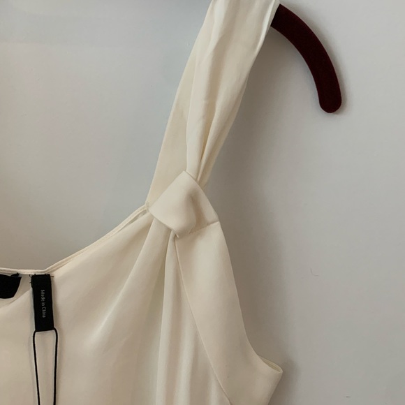 NWOT Theory Silk Camisole Cream Size P - Picture 6 of 8